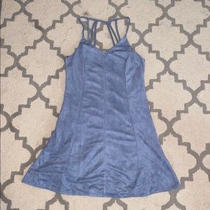NWT Suede Dress with Low Back